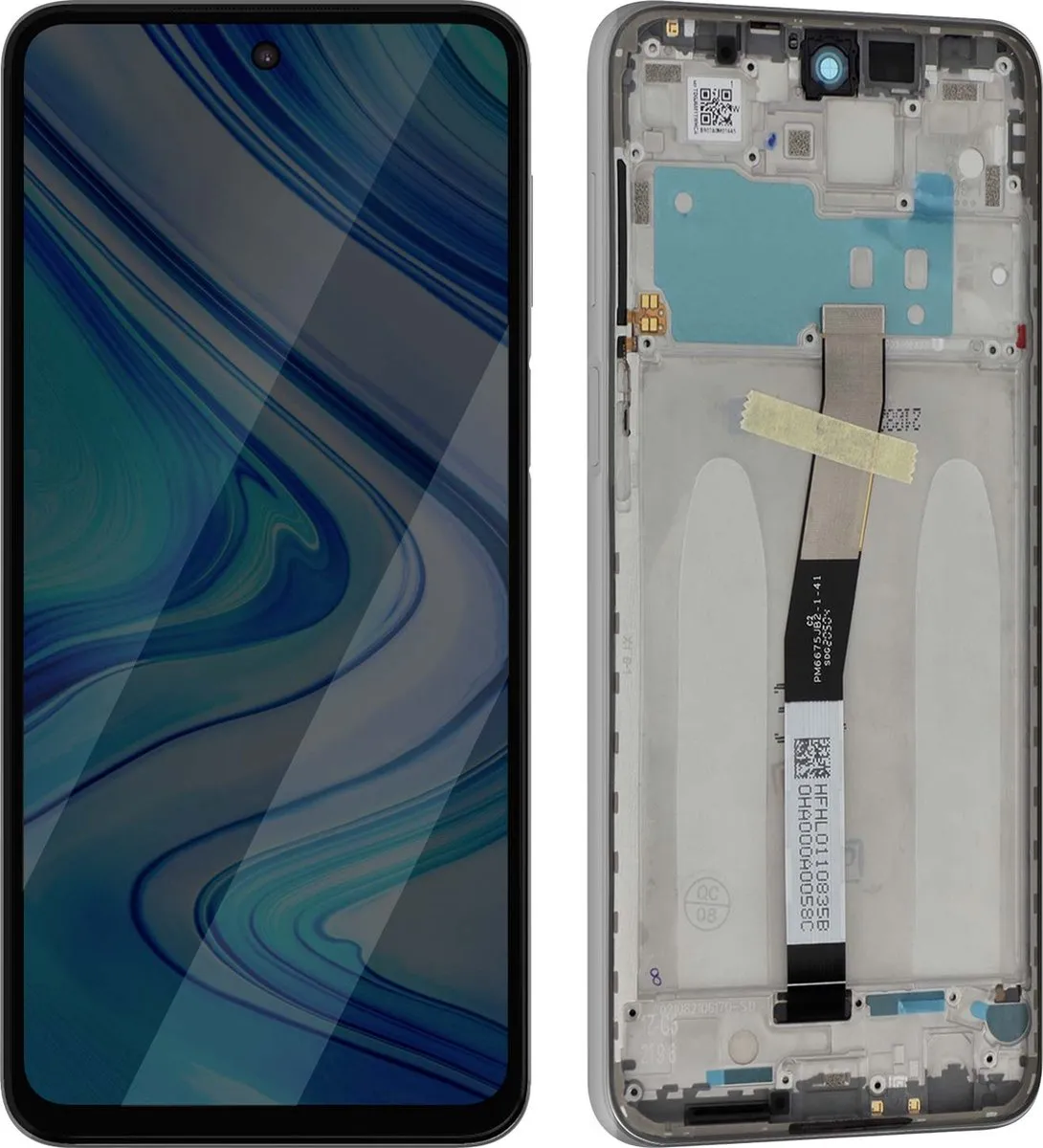 Xiaomi Redmi Note 9 Pro Schermkussen Wit