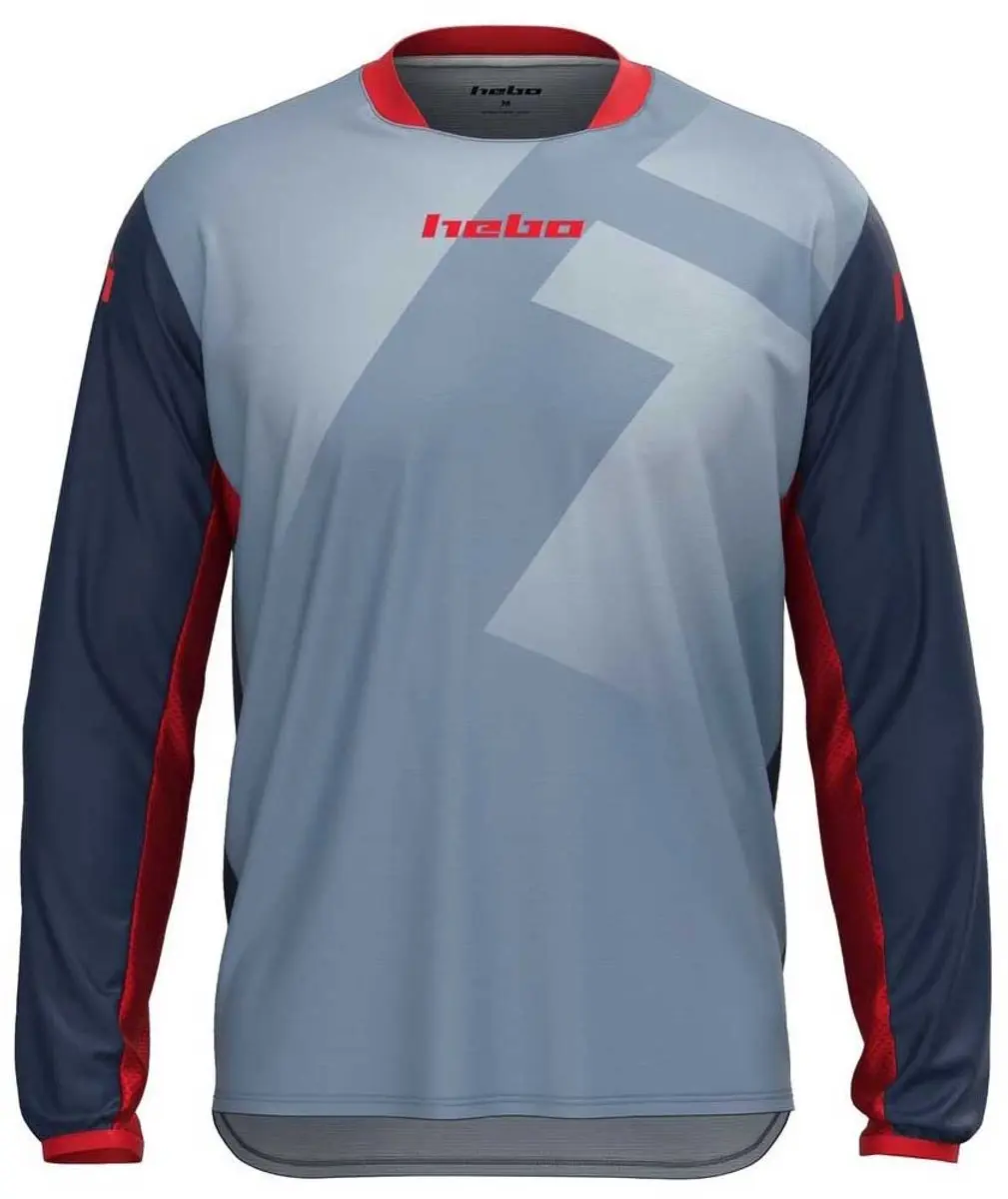 Hebo Tech Jersey Lange Mouwen M - Grijs - afbeelding 3 van 4