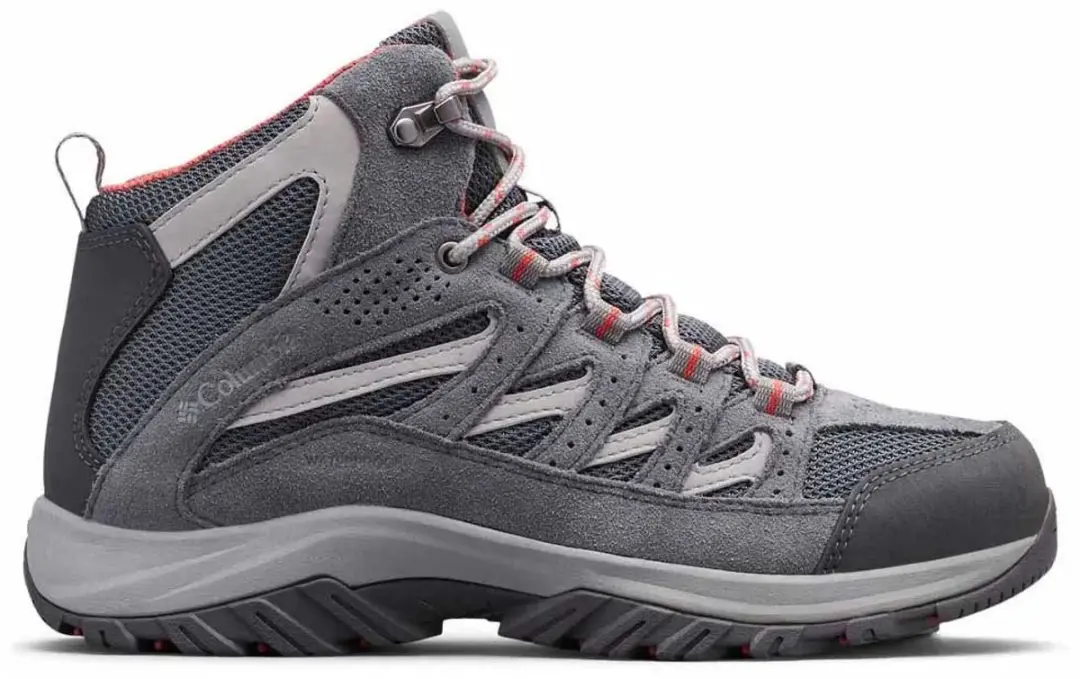 Columbia Crestwood Mid Waterproof Dames Wandelschoenen - Grijs - afbeelding 2 van 6