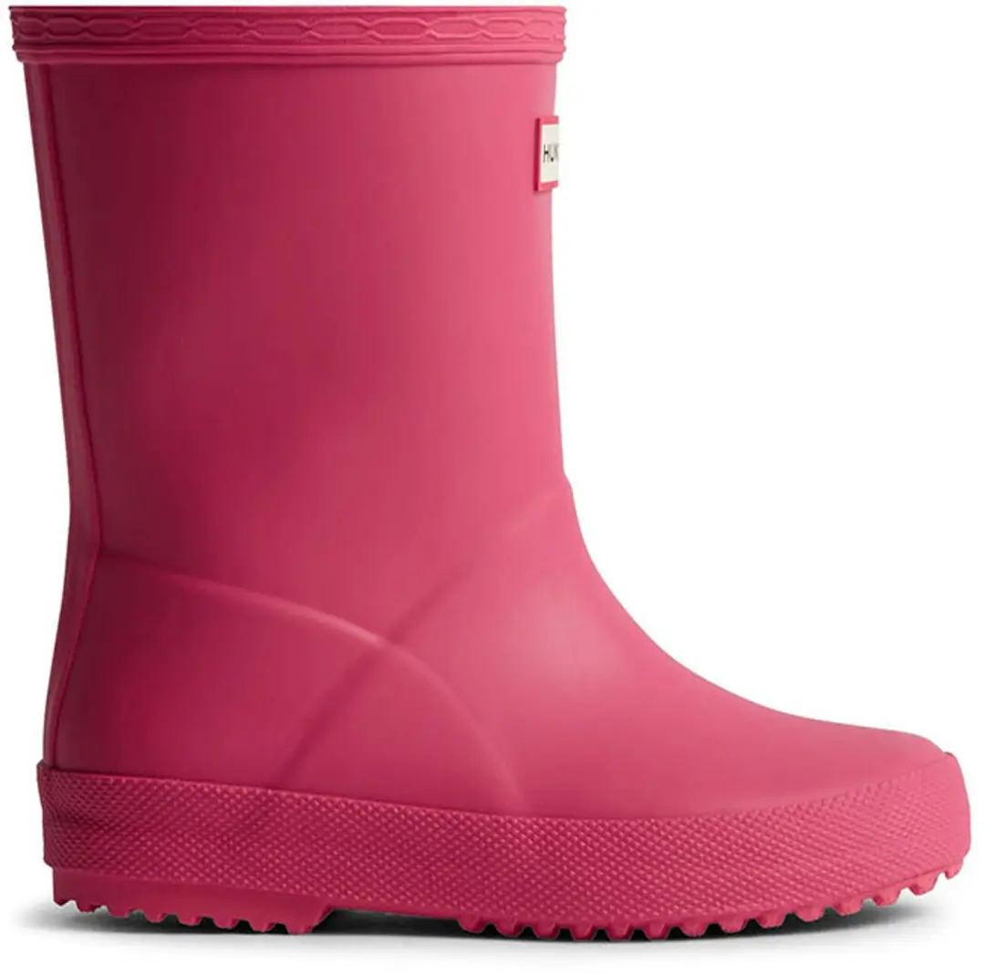 First Meisjes Regenlaarsjes Rubber Roze Waterdicht