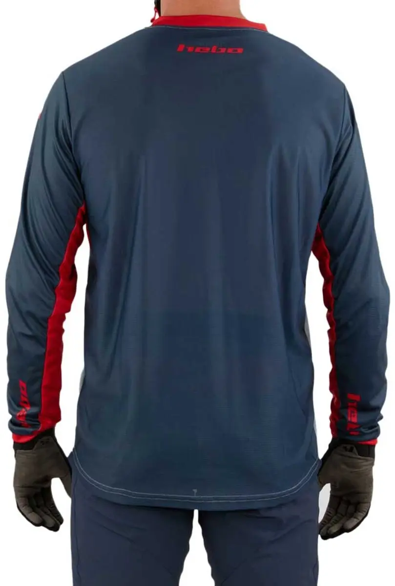 Hebo Tech Jersey Lange Mouwen L - Grijs - afbeelding 2 van 4