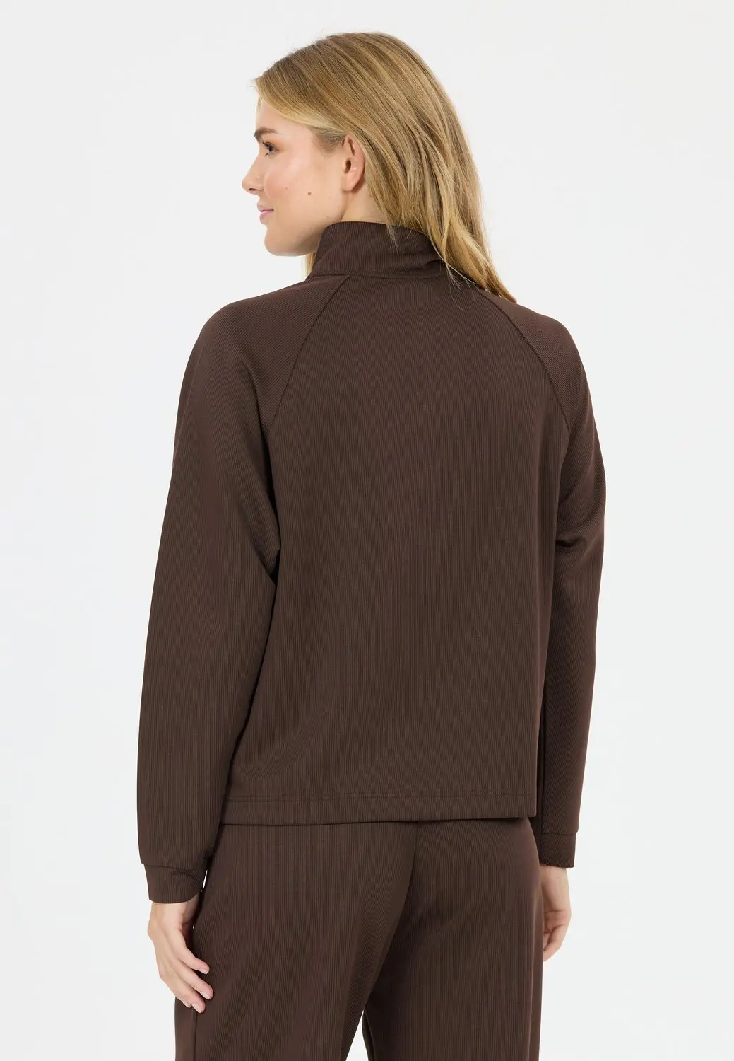 Athlecia Franye Half Zip Sweatshirt - Bruin - afbeelding 3 van 6