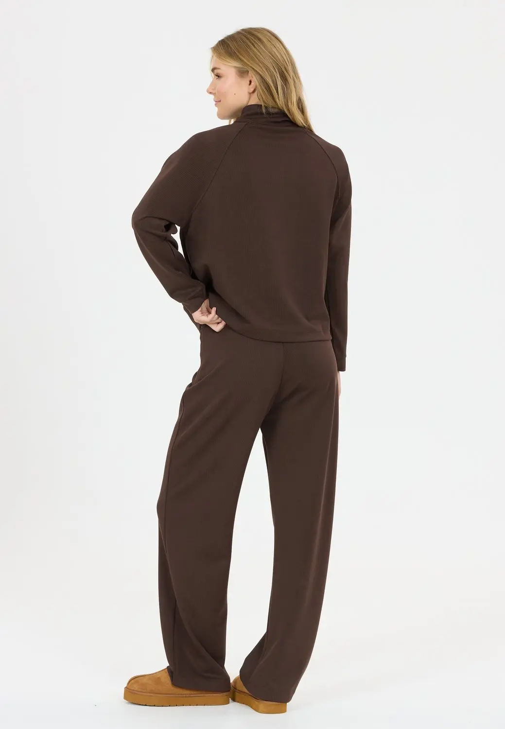 Athlecia Franye Half Zip Sweatshirt - Bruin - afbeelding 5 van 6