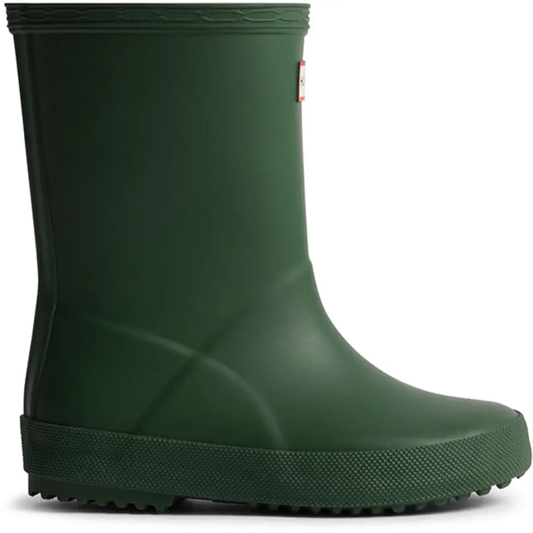 First Kinder Regenlaarsjes Rubber Groen Waterdicht