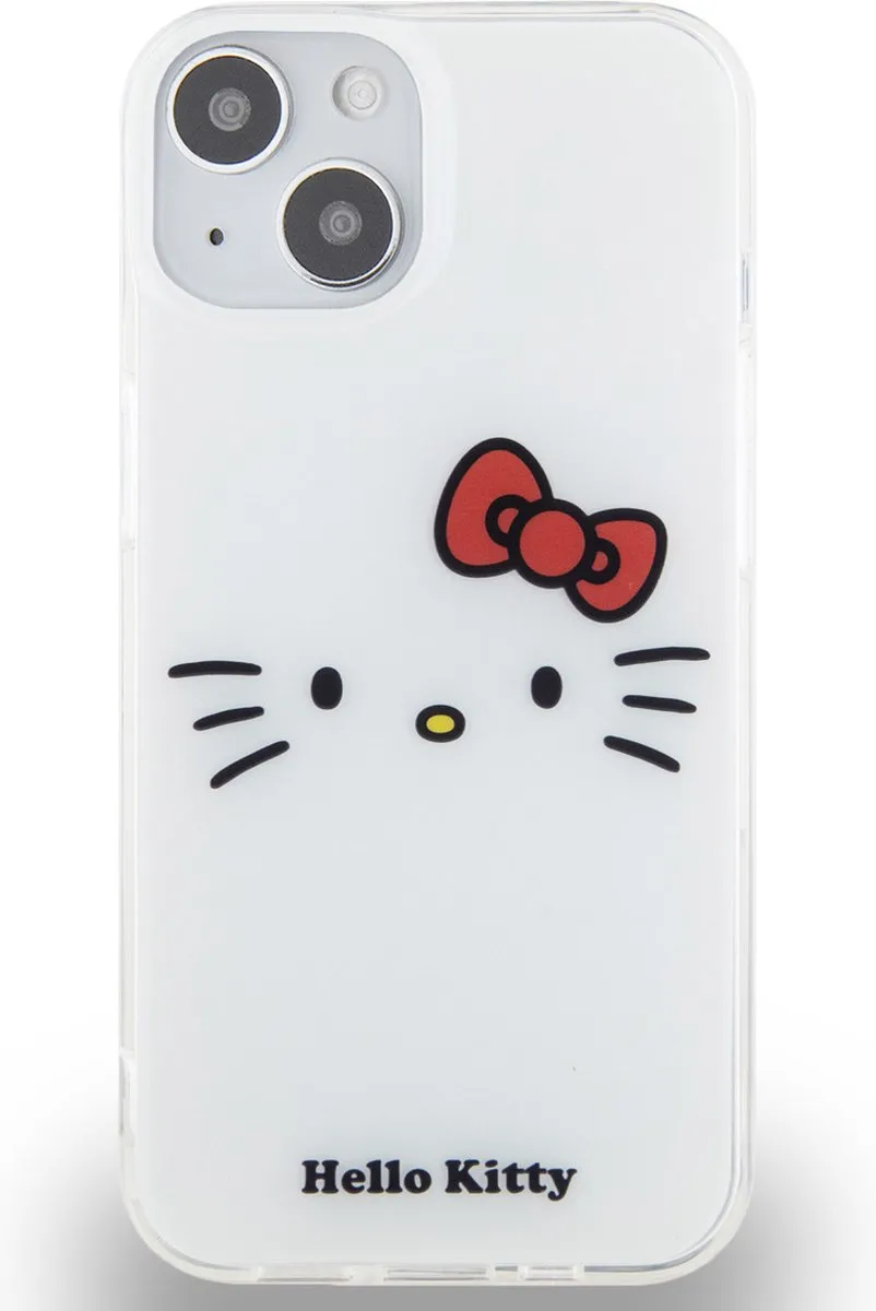 Hello Kitty iPhone 14 Pro Max TPU Hoesje - Kitty Face - Wit