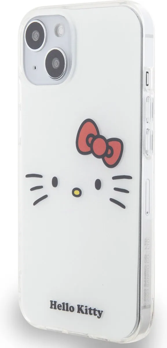 Hello Kitty iPhone 14 Pro Max TPU Hoesje - Kitty Face - Wit