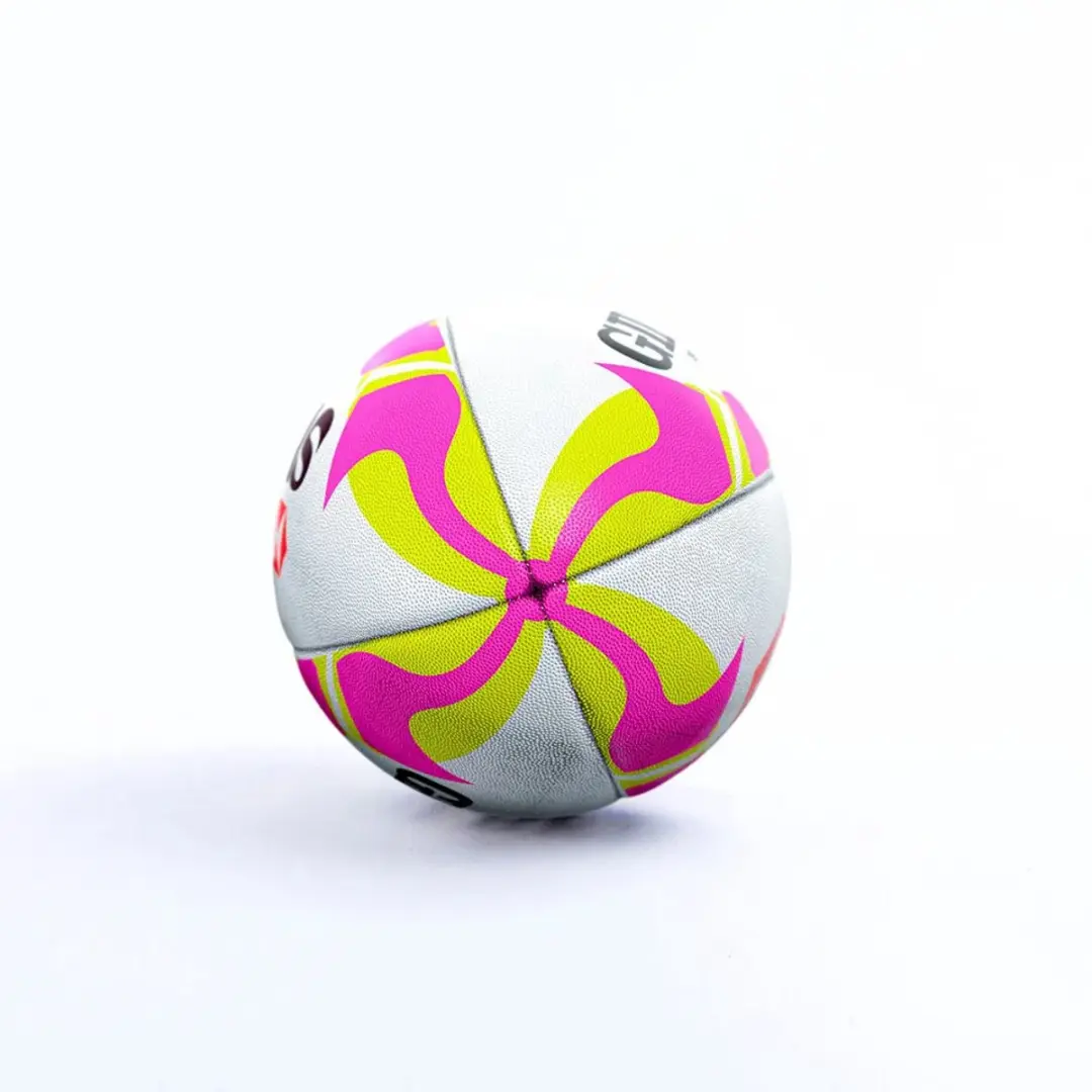 Gilbert HSBC SVNS Replica Rugbybal 5 - Roze - afbeelding 3 van 6