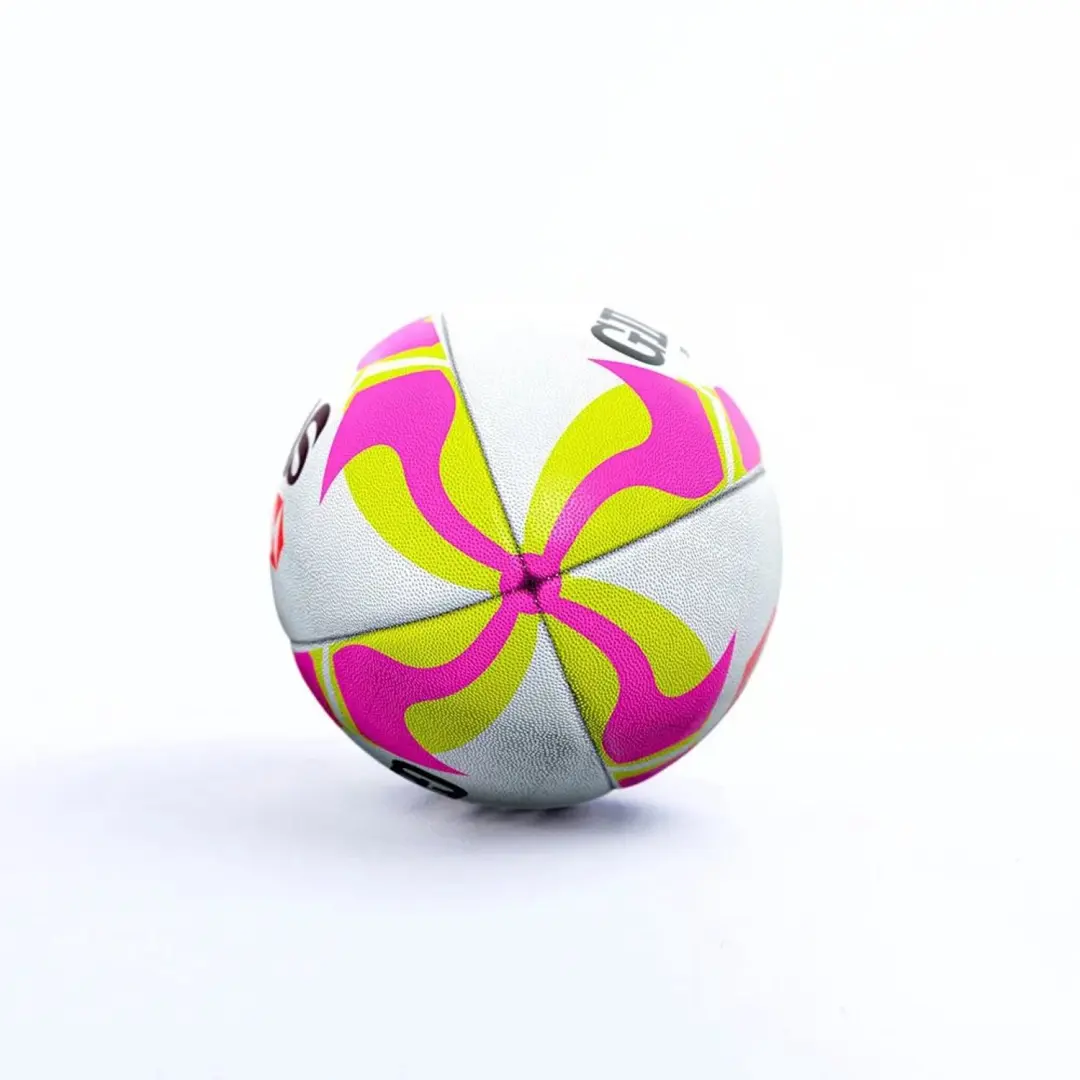 Gilbert HSBC SVNS Replica Rugbybal 5 - Roze - afbeelding 5 van 6