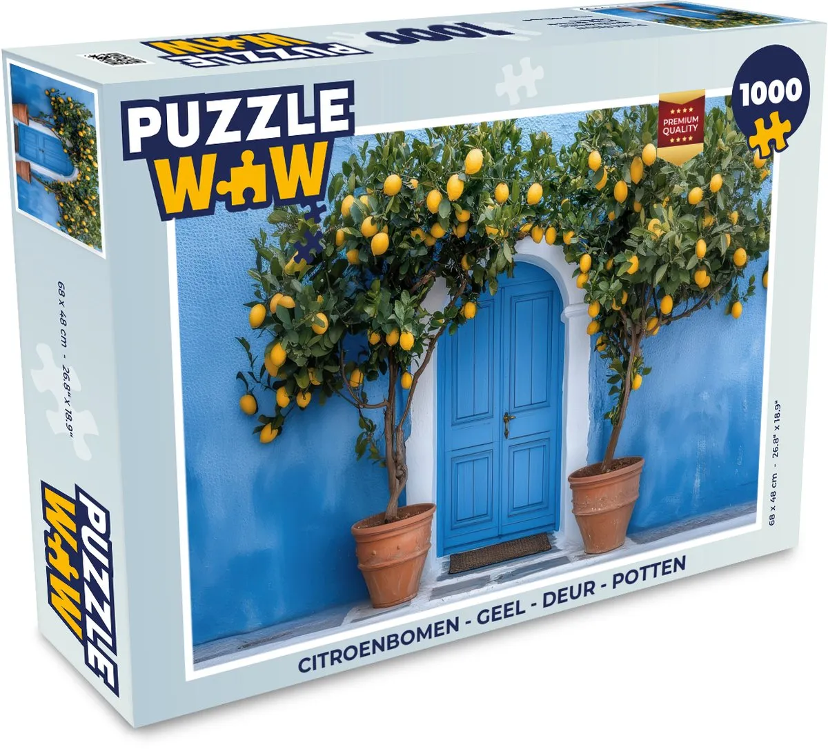 PuzzleWow Citroenbomen Legpuzzel 1000 Stuks