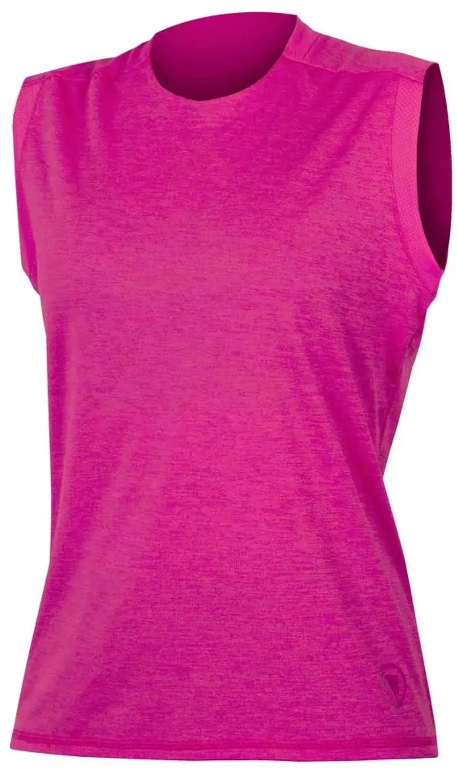 Endura Single Track Mouwloos T-shirt Pink Pop M