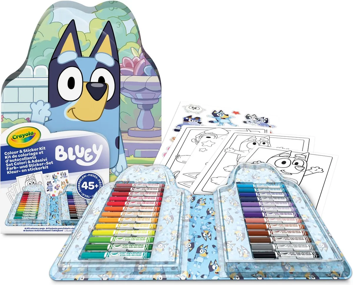 Crayola Bluey Creatief Koffertje