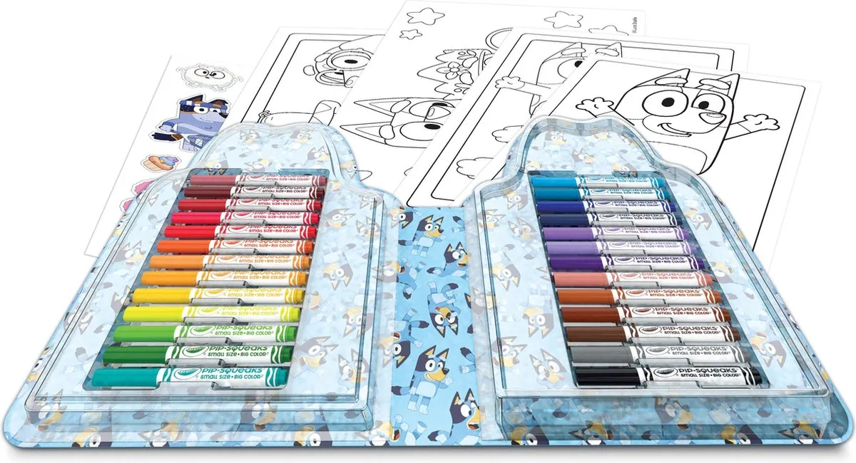Crayola Bluey Creatief Koffertje - 45 Stuks