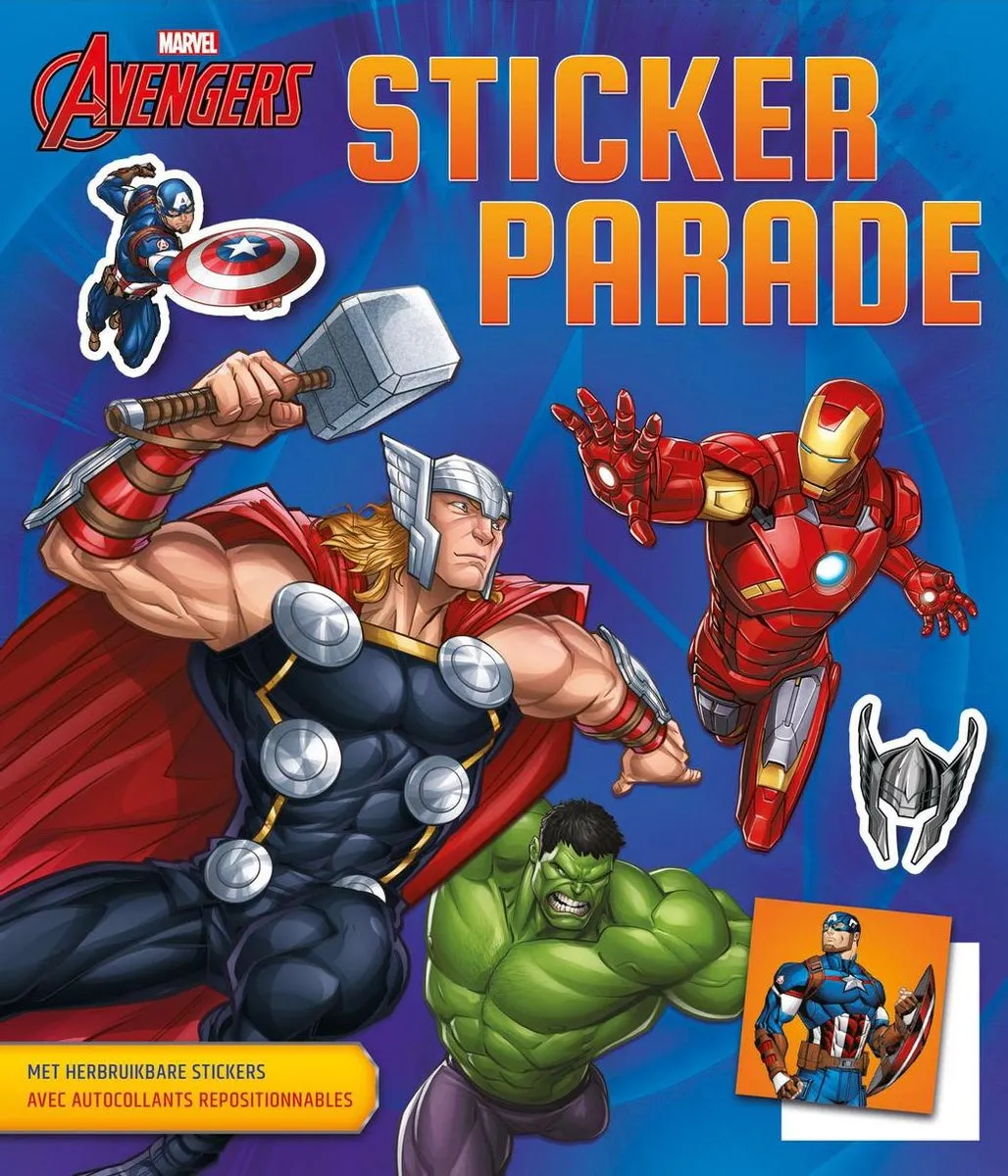 Marvel Deltas Avengers Sticker Parade