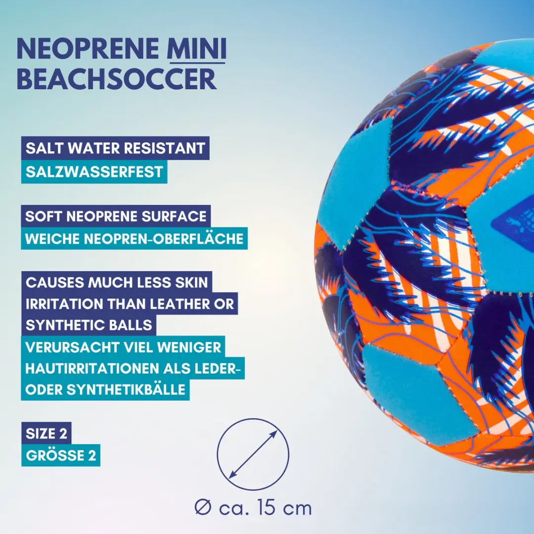 Schildkröt Mini Strandvoetbal 5 - Meerkleurig - afbeelding 5 van 6