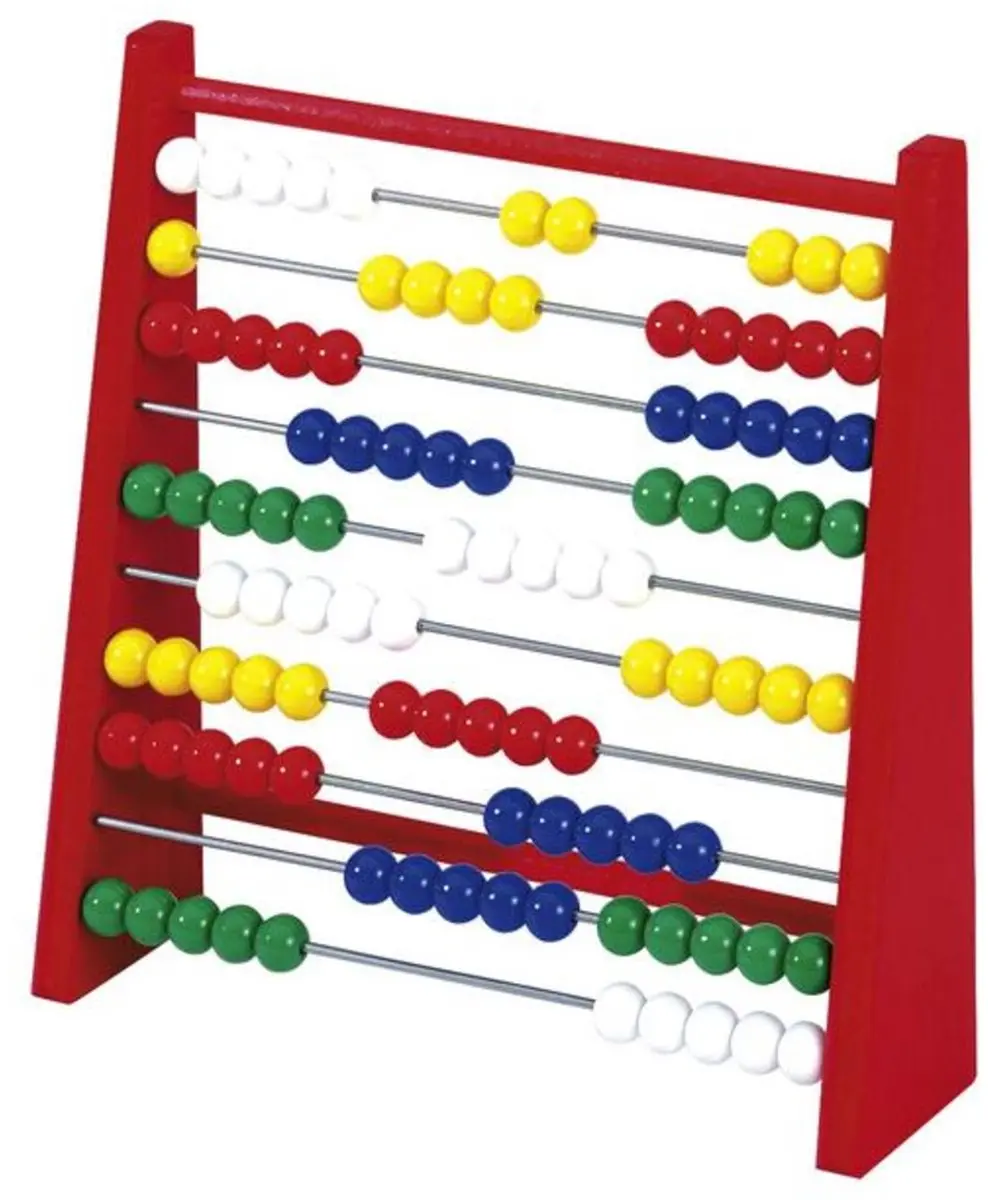 Eichhorn Mini Telraam 100 Houten Ballen - Meerkleurig - afbeelding 5 van 6