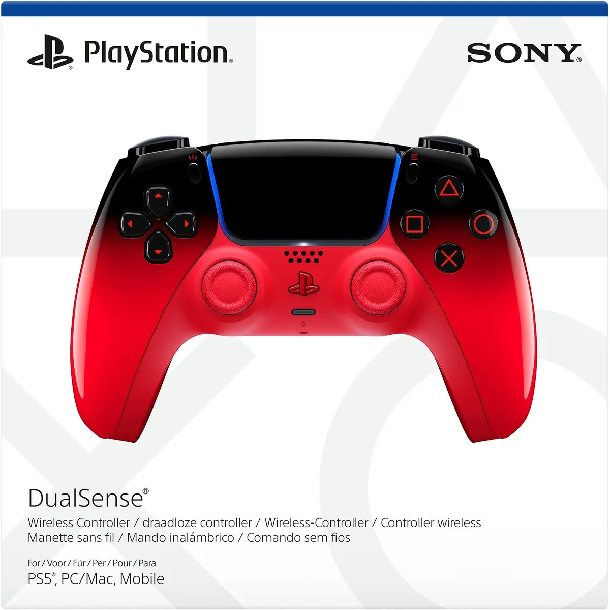 Sony PlayStation DualSense Controller Techno Red - 1.560mAh