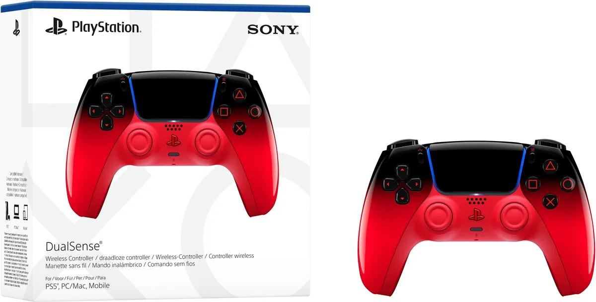 Sony PlayStation DualSense Controller Techno Red - 1.560mAh