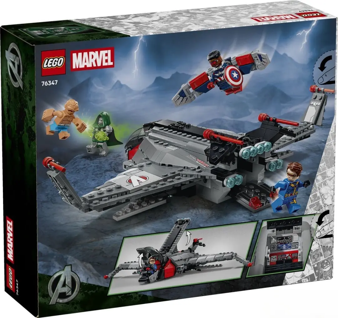 LEGO Marvel Avengers Doomsday Quinjet 76347 - 433 Stukken - afbeelding 5 van 6