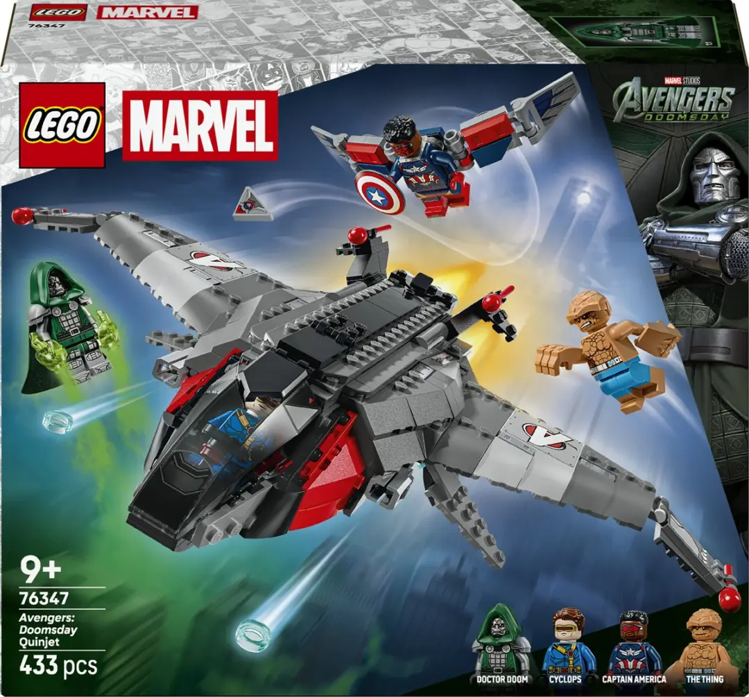 LEGO Marvel Avengers Doomsday Quinjet 76347
