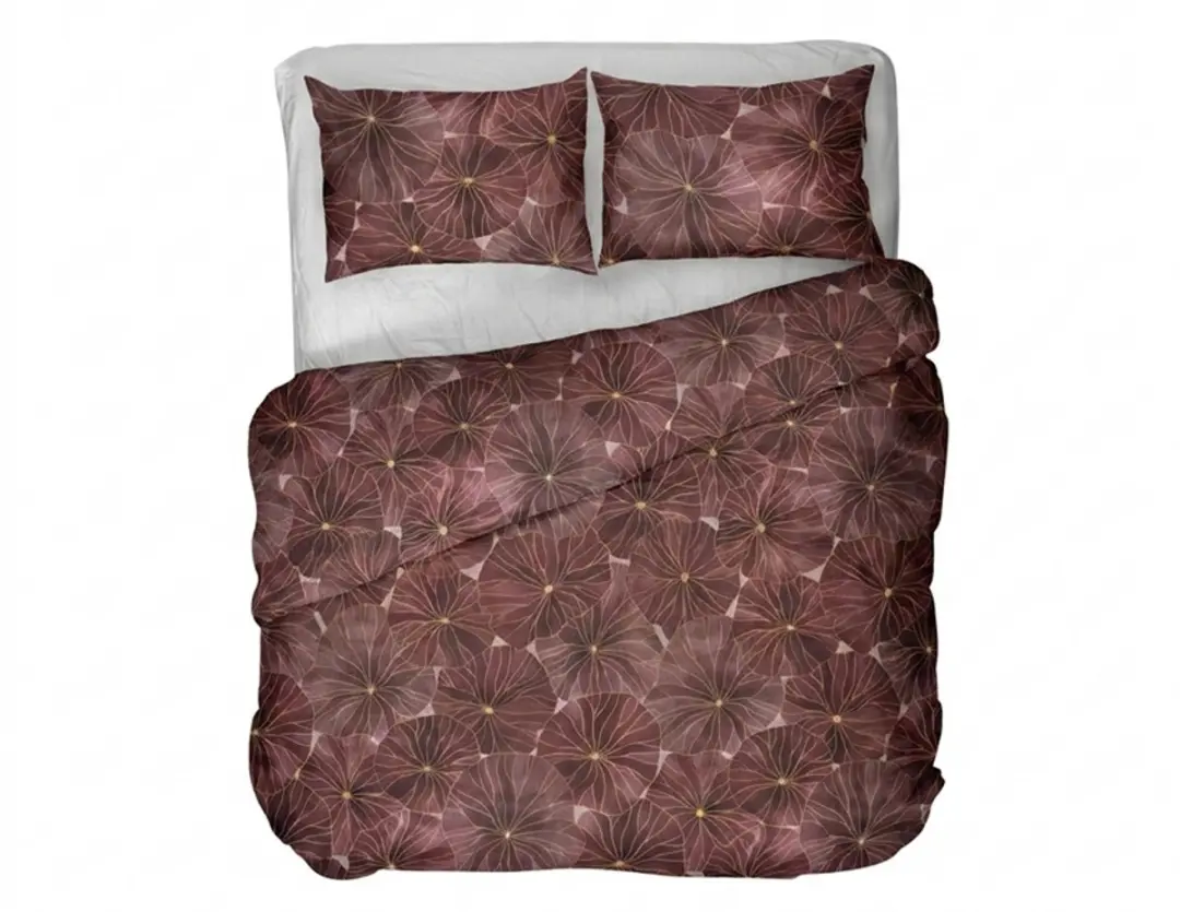 Kayori Jaimy Dekbedovertrek - Lits-jumeaux - 240x200/220 cm - Burgundy
