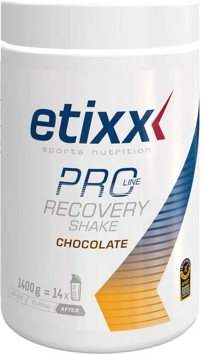 Etixx Pro Line Recovery Shake 1400g - Chocolade - afbeelding 2 van 3