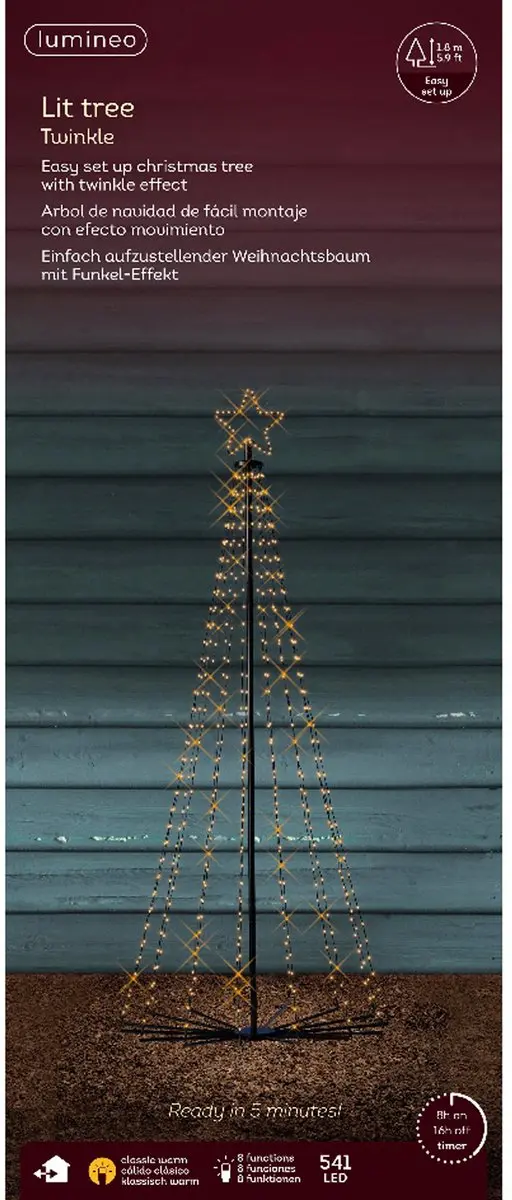 Lumineo LED Kerstboom met Ster 541 LED
