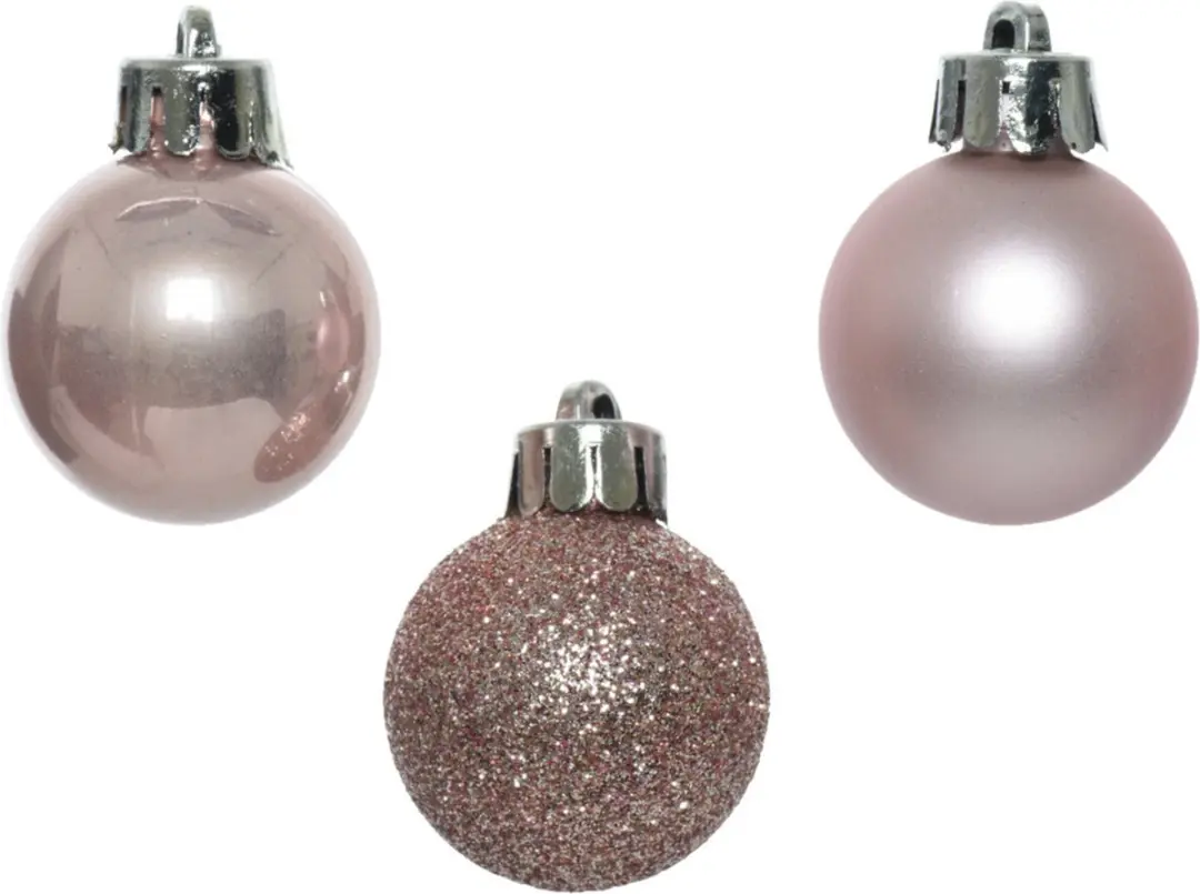 Decoris Mini Kerstballen 14 Stuks