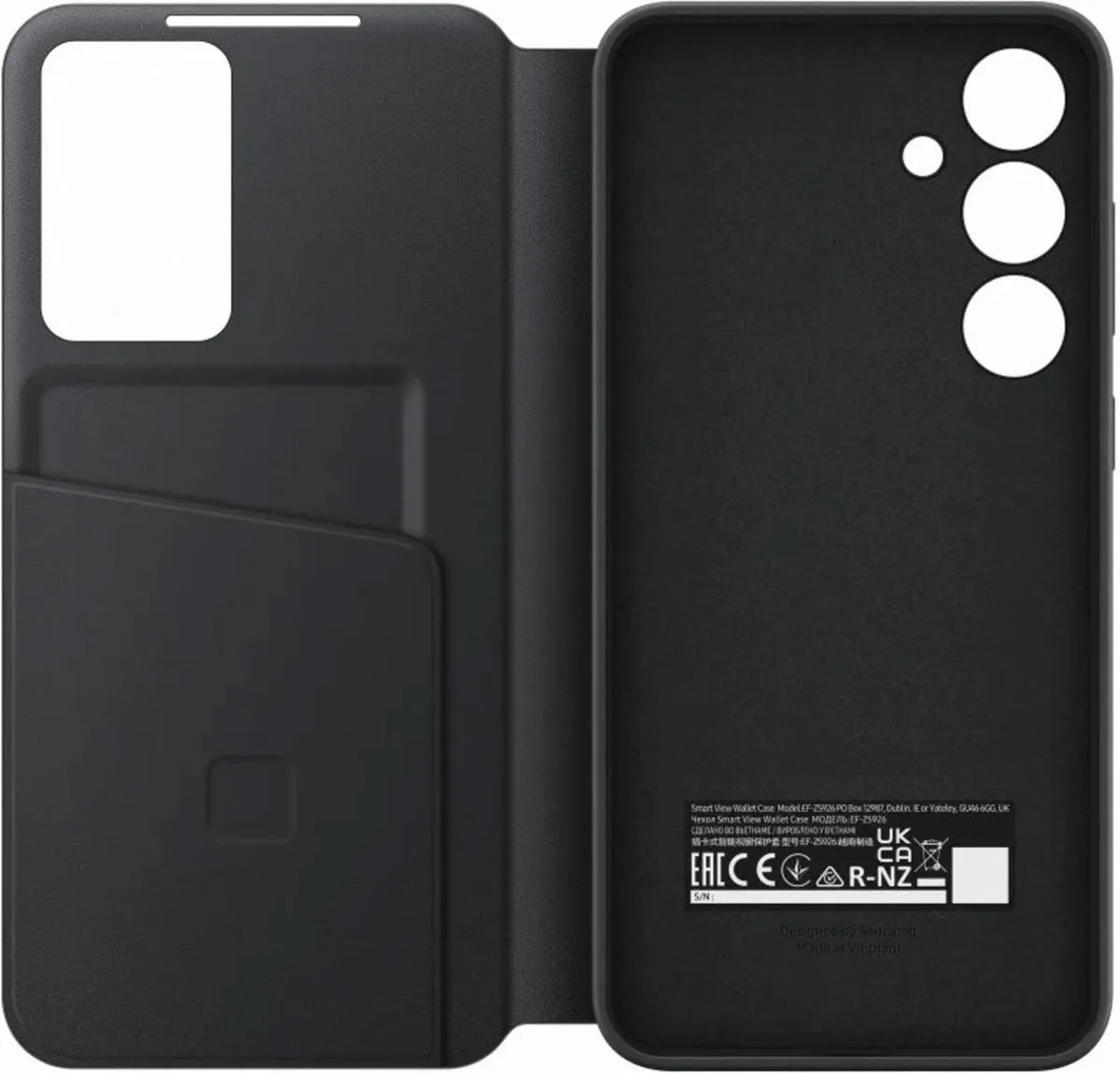 Samsung Smart View Wallet Case EF-ZS926CBEGWW - Galaxy S24 Plus - Zwart - afbeelding 6 van 6