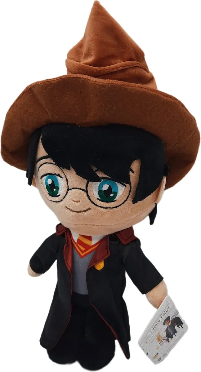 Harry Potter Knuffel Met Hoed Pluche 33cm - afbeelding 2 van 4