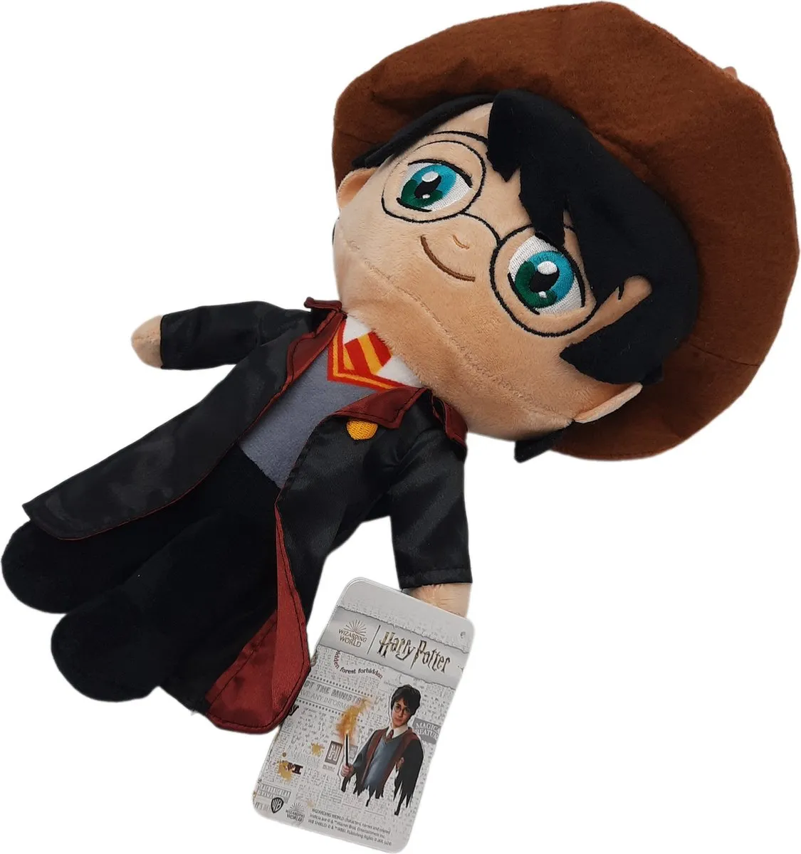Harry Potter Knuffel Met Hoed Pluche 33cm - afbeelding 3 van 4