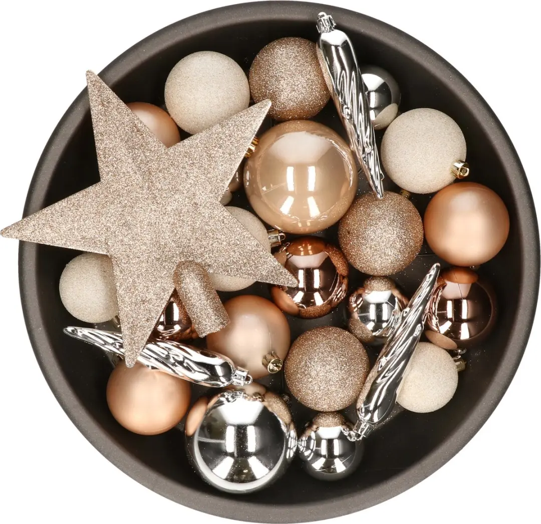 Decoris kerstballen set