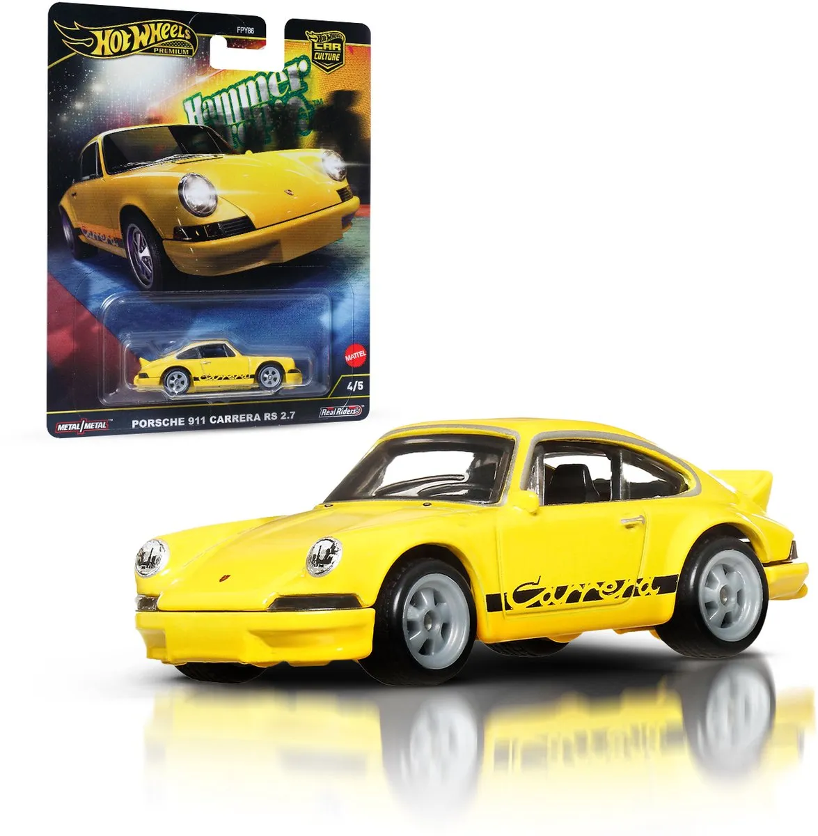 Hot Wheels Autocultuur Ciruitlegendes HRW06 - Auto Wit