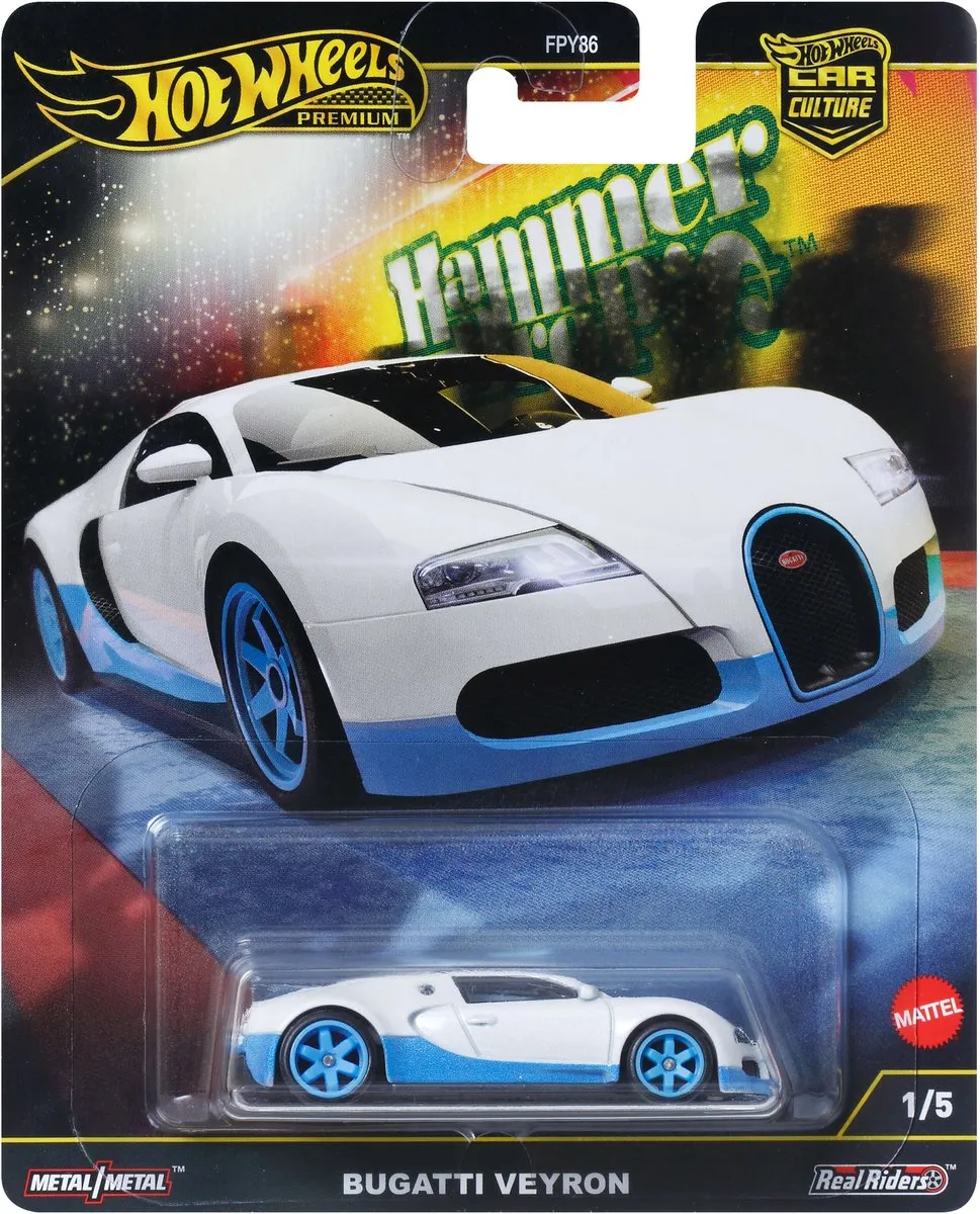 Hot Wheels Autocultuur Ciruitlegendes HRW06 - Auto Wit
