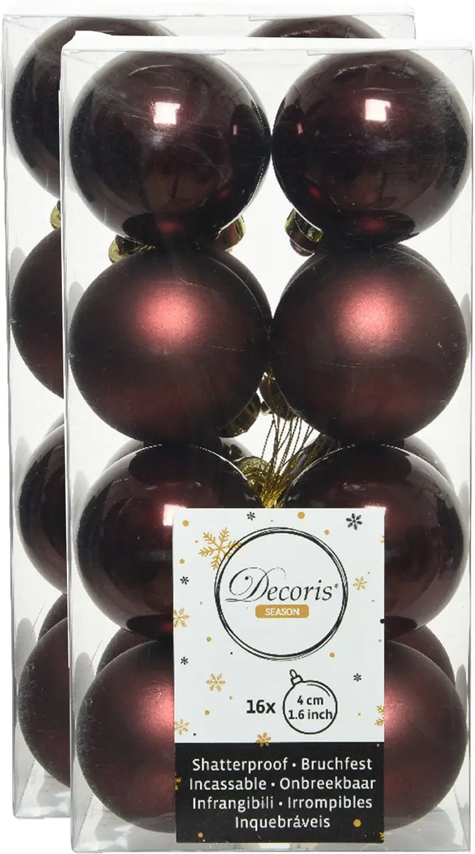 Decoris kleine kerstballen