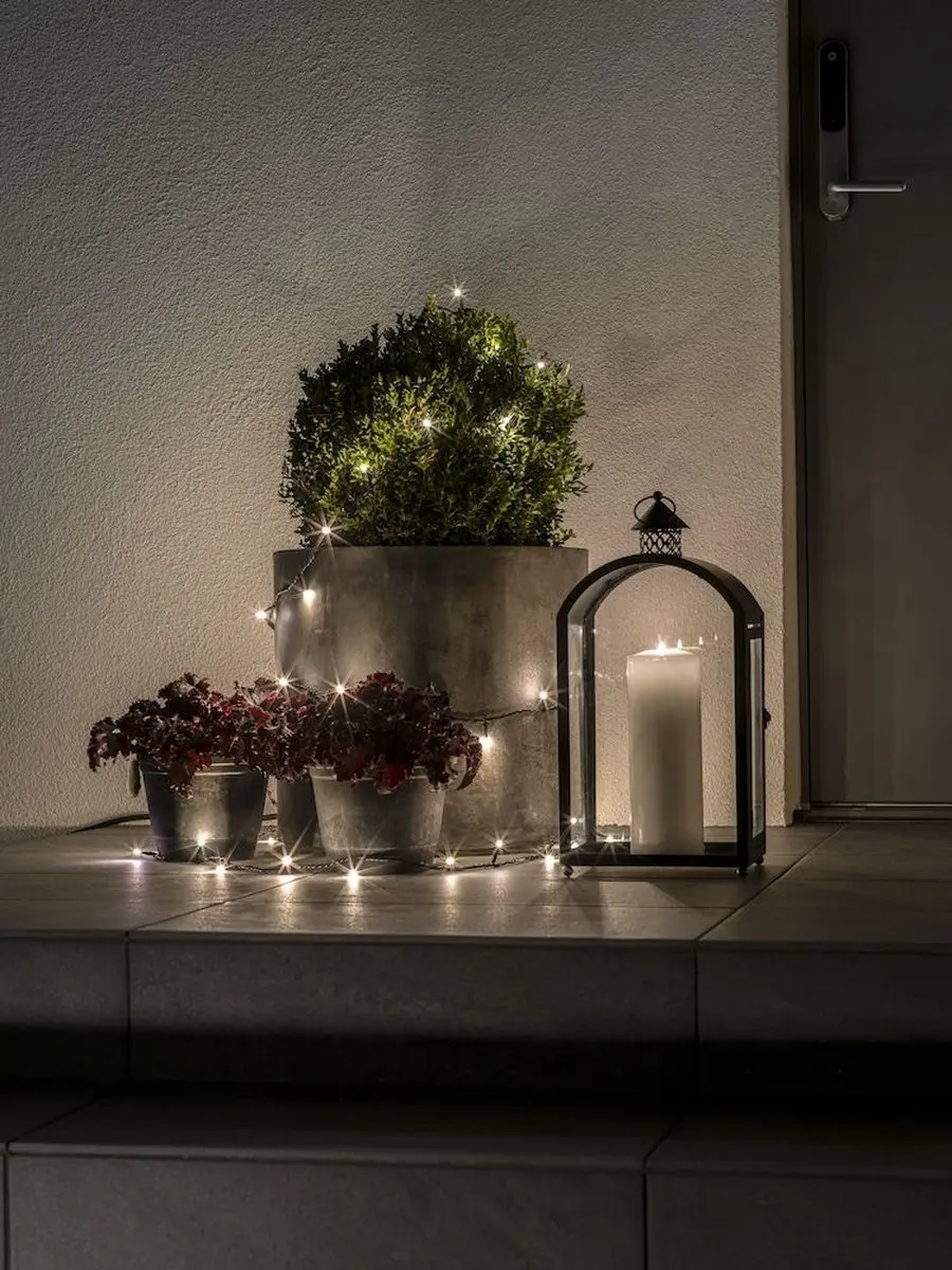 Konstsmide LED Lichtketting 50 Warmwit 5m - Koppelbaar - afbeelding 5 van 5
