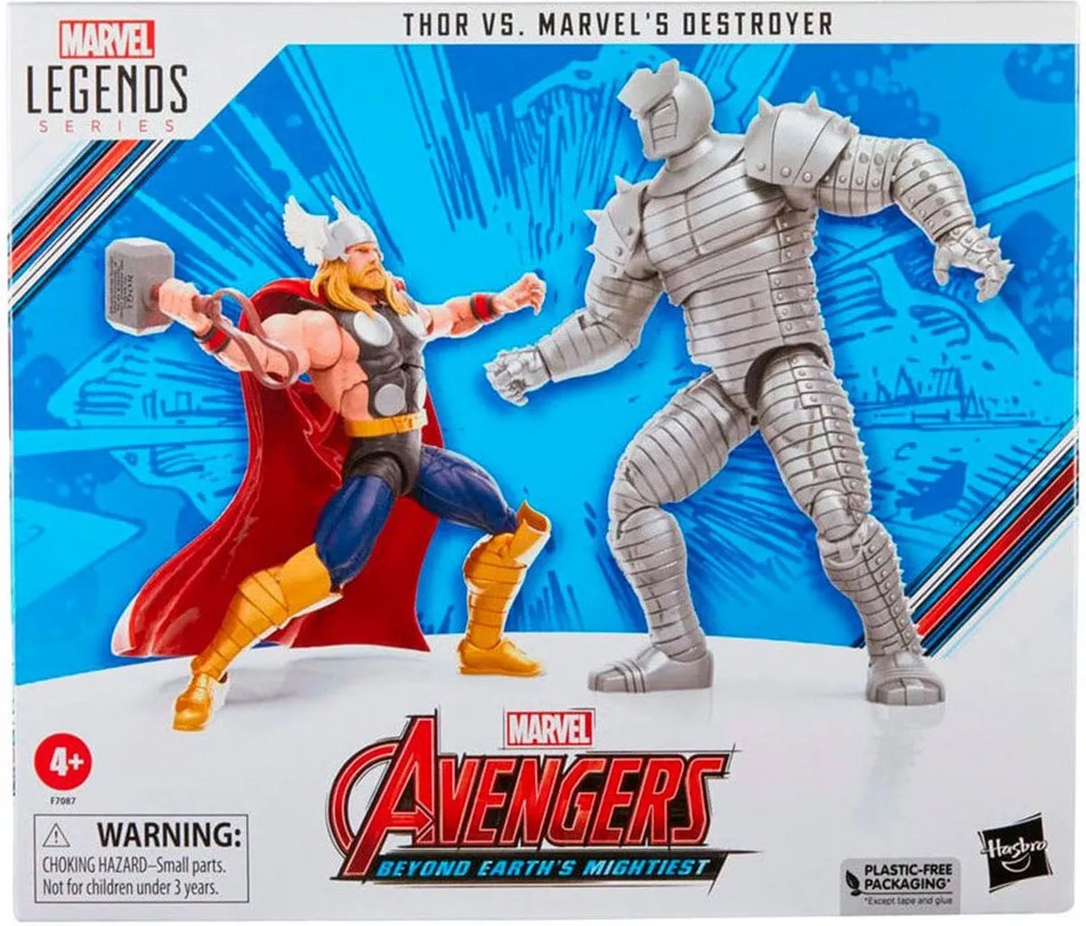 Marvel Avengers Thor vs. Destroyer Actiefiguur 15cm - F70875L0 - Multicolor - afbeelding 4 van 6