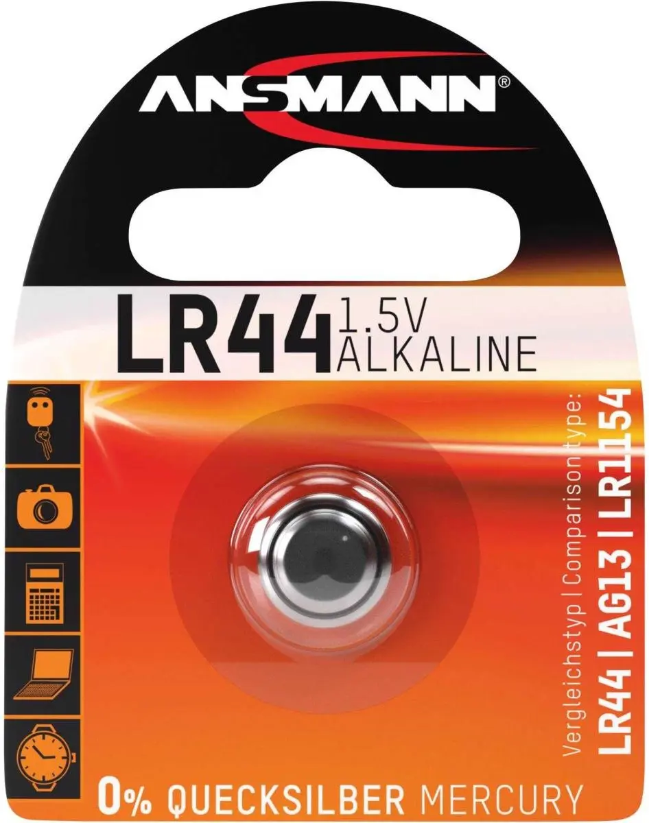 Ansmann LR44 Knoopcelbatterij - afbeelding 2 van 6