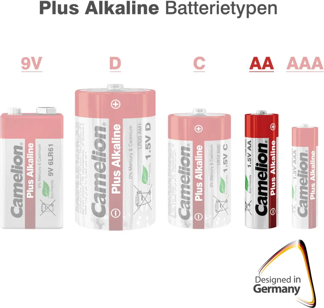 Camelion Plus AA Alkaline Batterijen 2700mAh - 4 Stuks - afbeelding 3 van 6