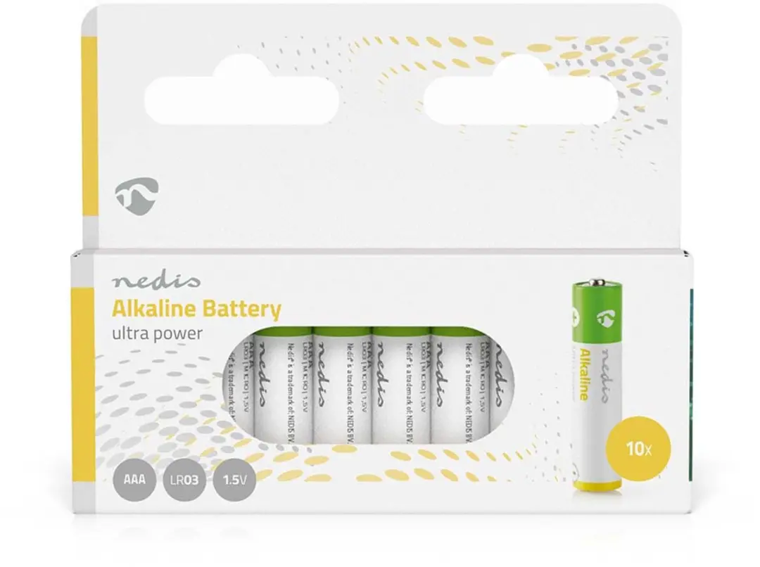 Nedis Alkaline AAA Batterij 1,5V - 10 Stuks - afbeelding 2 van 6