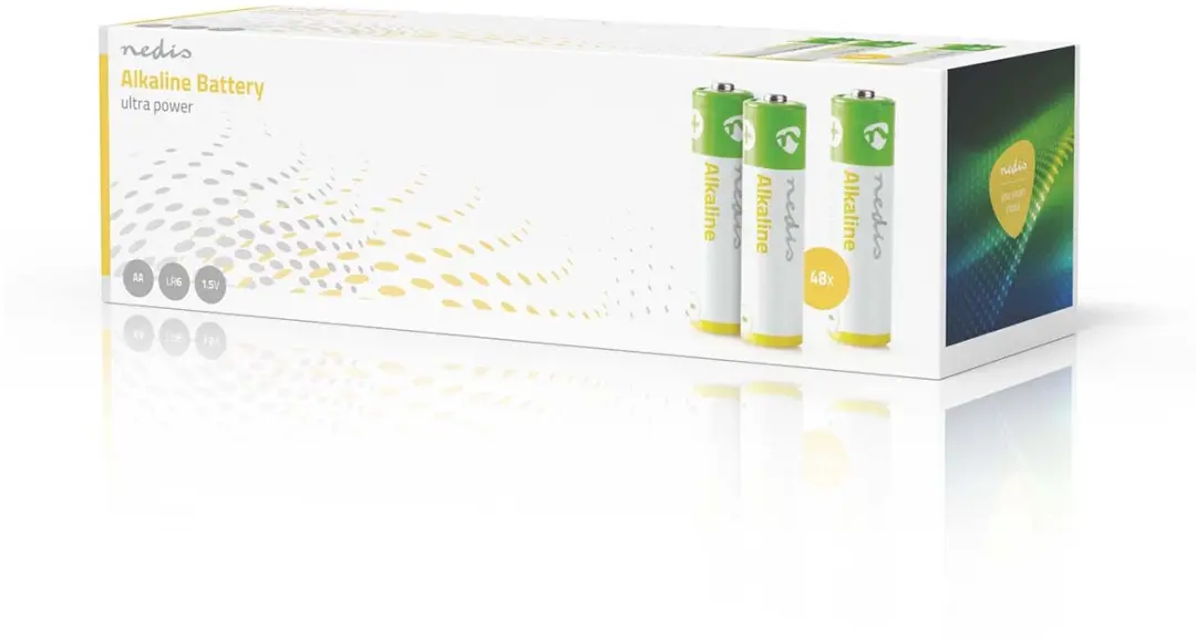 Nedis Alkaline AA Batterij - 48 Stuks - afbeelding 2 van 6