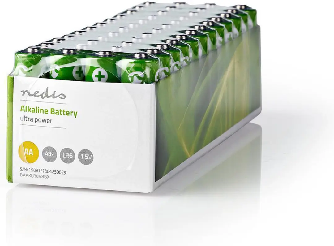 Nedis Alkaline AA Batterij - 48 Stuks - afbeelding 3 van 6