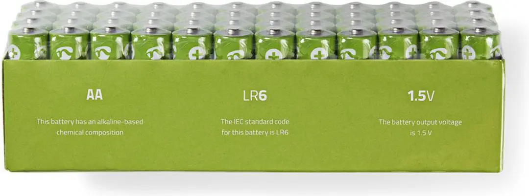 Nedis Alkaline AA Batterij - 48 Stuks - afbeelding 5 van 6
