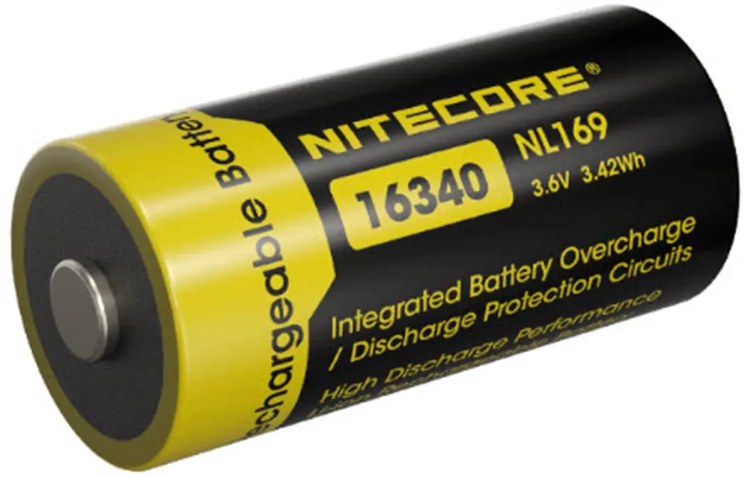 Nitecore NL169 16340 Oplaadbare Batterij 950mAh