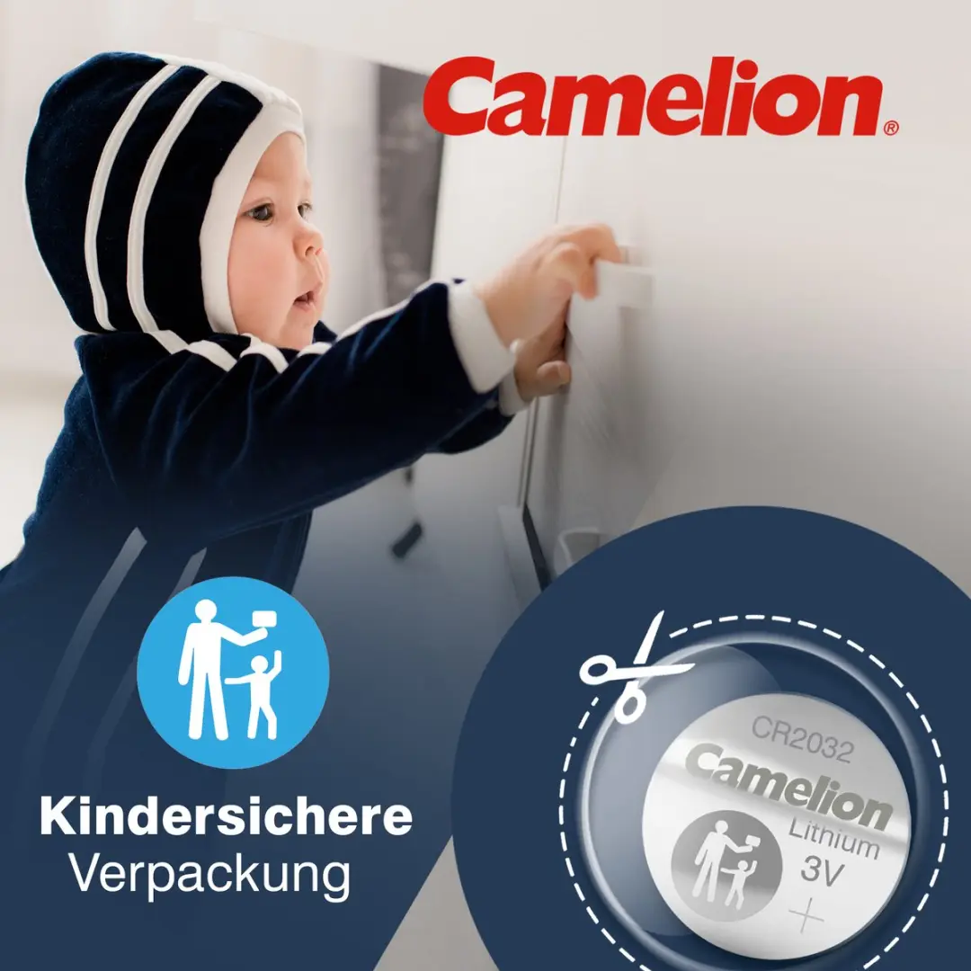 Camelion CR2032 Knoopcelbatterij 3V - afbeelding 5 van 6