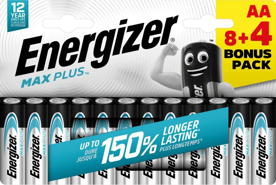 Energizer MAX Plus AA Alkaline Batterijen