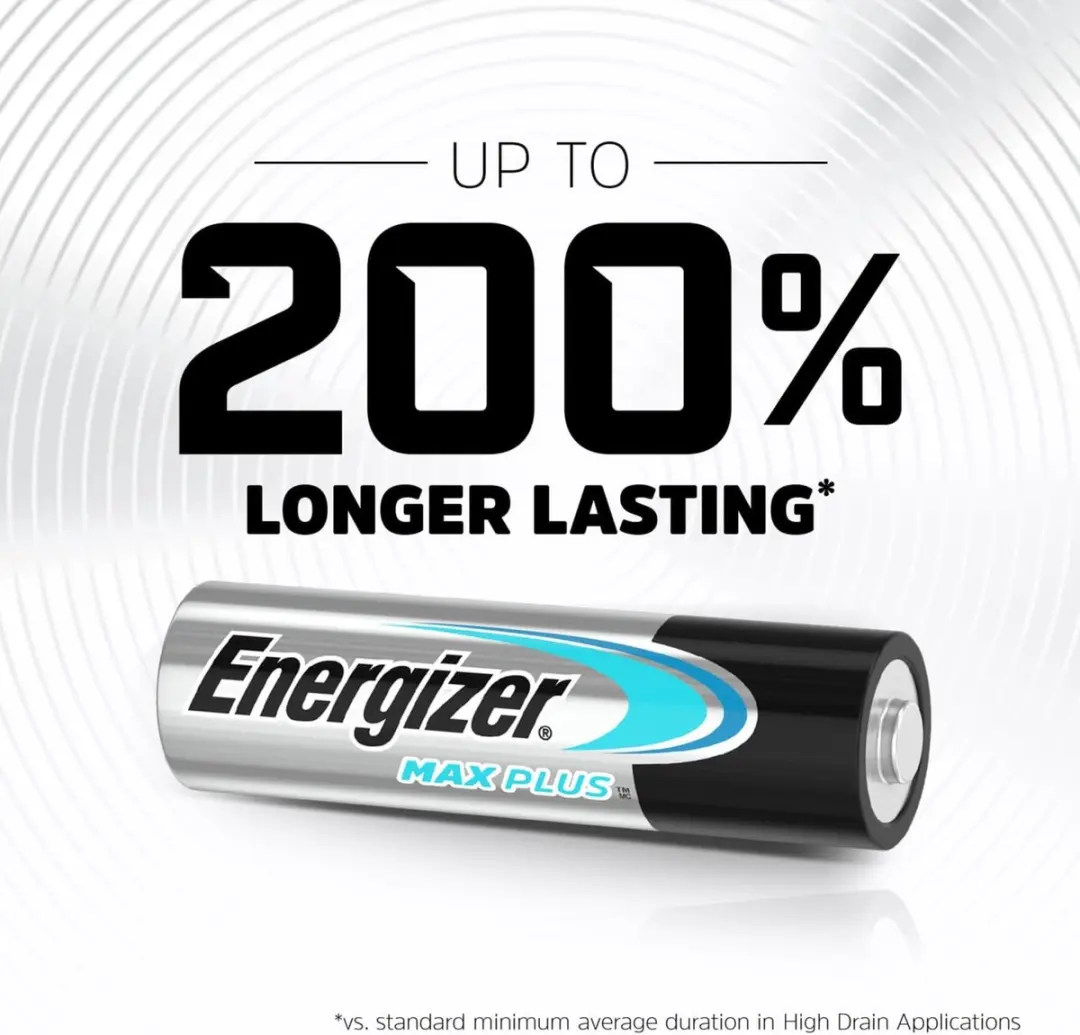 Energizer MAX Plus AA Alkaline Batterijen - 12 Stuks - afbeelding 6 van 6