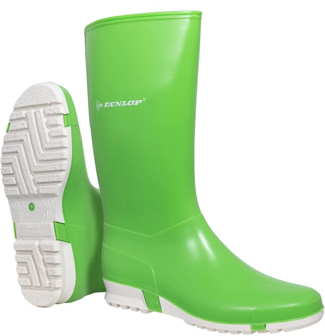 Dunlop regenlaars sport lichtgroen