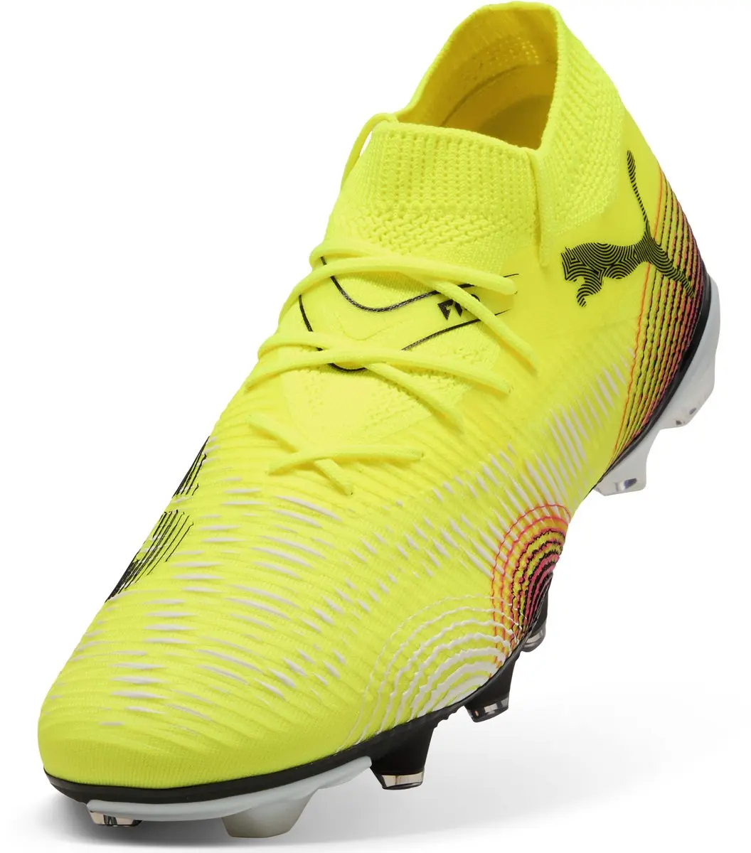 Puma Future 8 Match FG/AG Voetbalschoenen 45 - Geel/Zwart - afbeelding 4 van 6