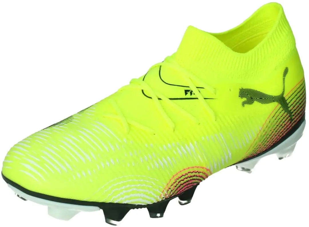 Puma Future 8 Match FG/AG Voetbalschoenen 45 - Geel/Zwart