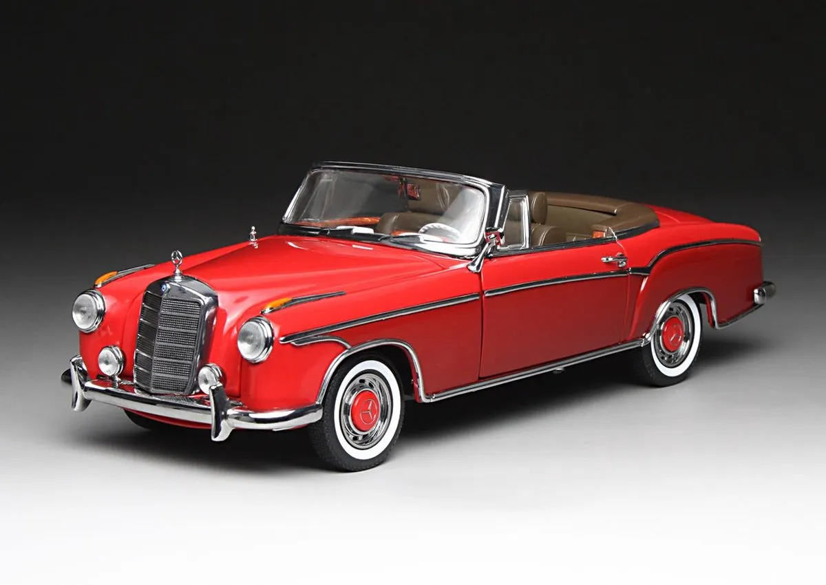 Mercedes-Benz 220SE Cabriolet 1960 - Rood - MPN 3594